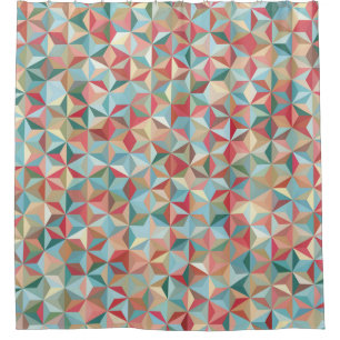 Abstract seamless background consisting of pastel  shower curtain