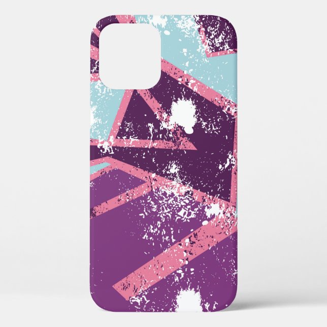 Abstract seamless geometric pattern. grunge urban  Case-Mate iPhone case (Back)