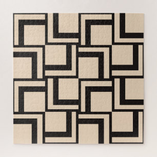 Abstract seamless geometric pattern jigsaw puzzle