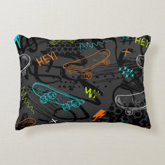 Abstract seamless grunge pattern. Urban style mode Accent Pillow