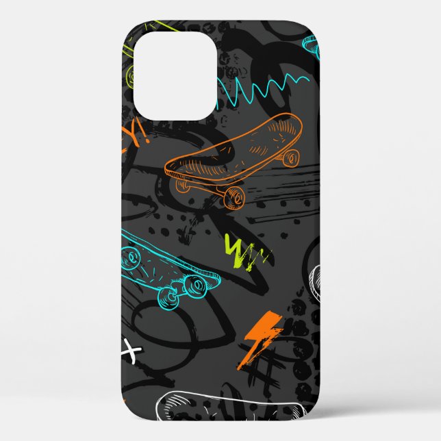 Abstract seamless grunge pattern. Urban style mode Case-Mate iPhone Case (Back)