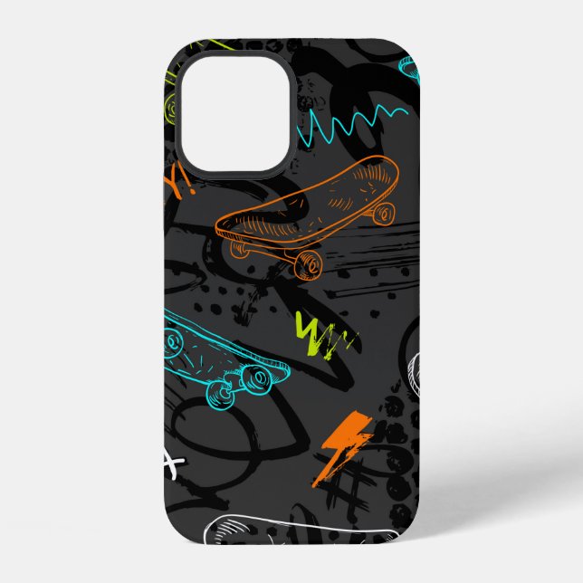 Abstract seamless grunge pattern. Urban style mode Iphone Case (Back)