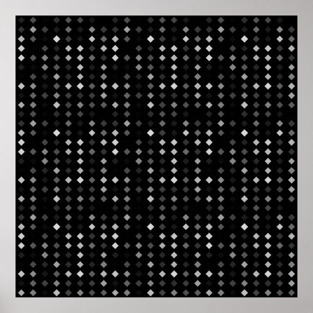 Abstract seamless pattern background with multicol poster (Front)