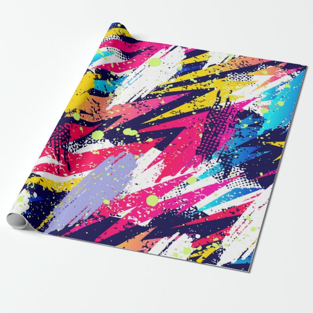 Abstract seamless pattern. Creative background wit Wrapping Paper (Unrolled)