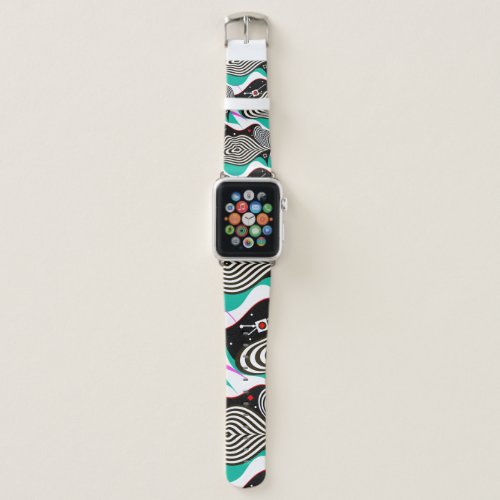 Abstract Seamless Pattern Creative Design Apple Watch Band