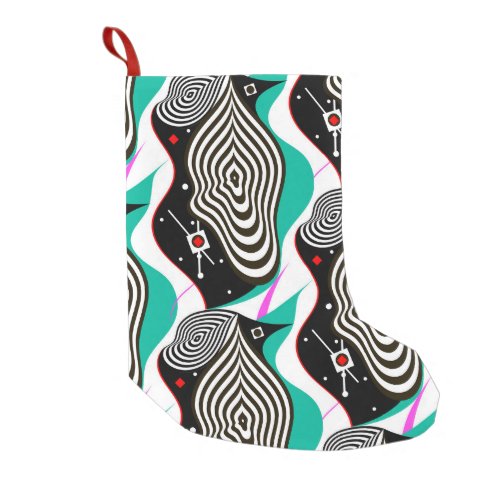 Abstract Seamless Pattern Creative Design Small Christmas Stocking