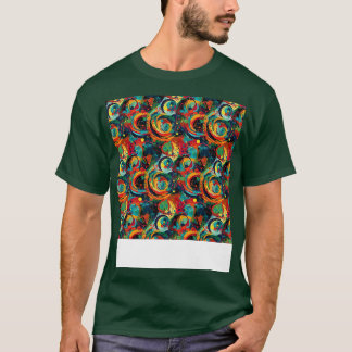 Abstract Seamless Pattern Geometric Lines Shapes G T-Shirt