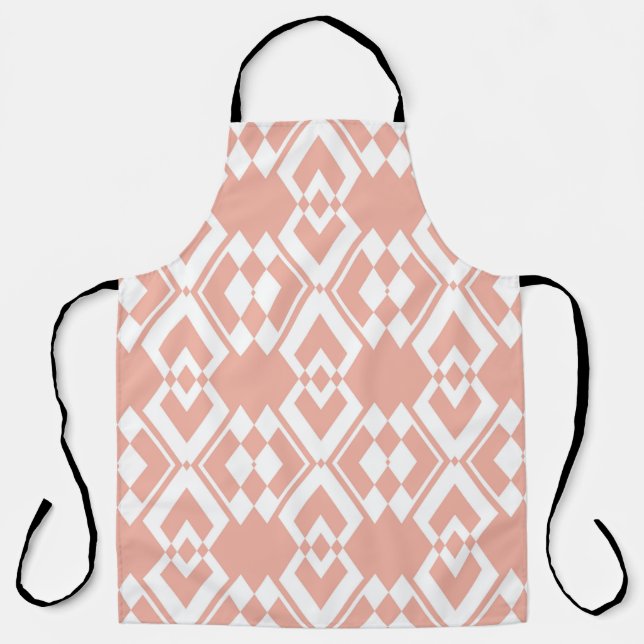 Abstract seamless pattern of Wax flower pink color Apron (Front)
