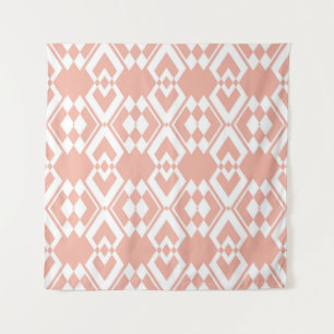 Abstract seamless pattern of Wax flower pink color Tapestry