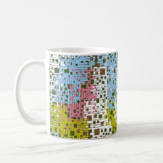 Abstract seamless pattern. Paints of the spring la Coffee Mug (Left)