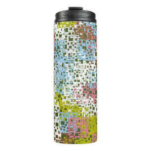 Abstract seamless pattern. Paints of the spring la Thermal Tumbler