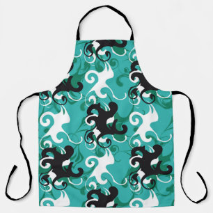 Abstract seamless pattern qualitative vintage illu apron