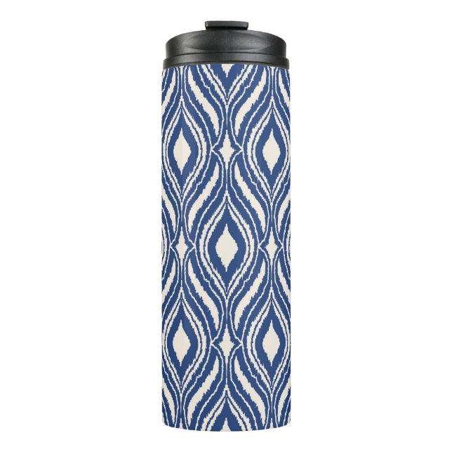 Abstract seamless pattern with Scribble effect. Mo Thermal Tumbler (Front)