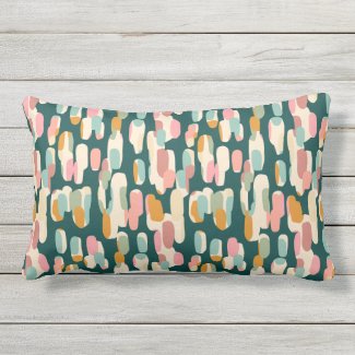 Abstract Seamless Teal, Sage, Rose and Gold