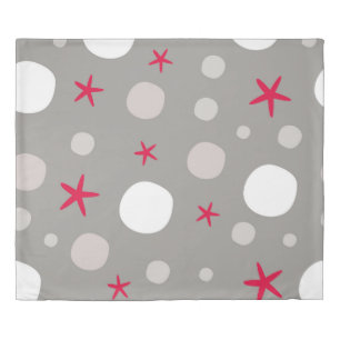 Abstract seamless vintage pattern on gray backgrou duvet cover