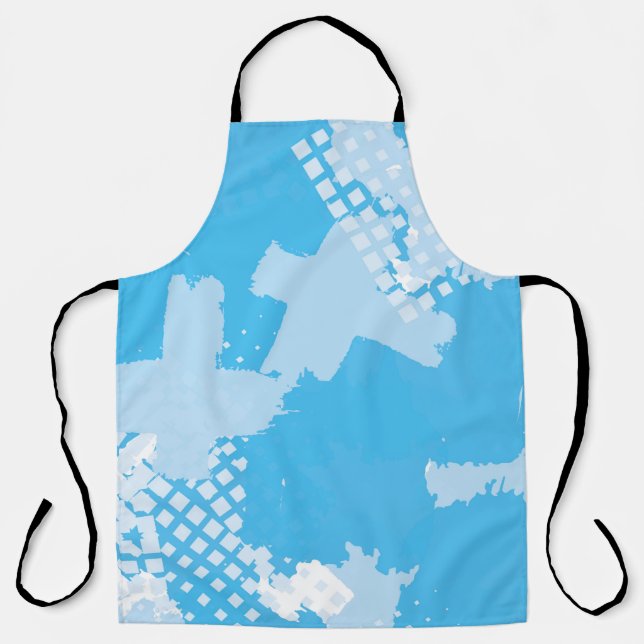 Abstract seamless vintage pattern. Repetitive colo Apron (Front)