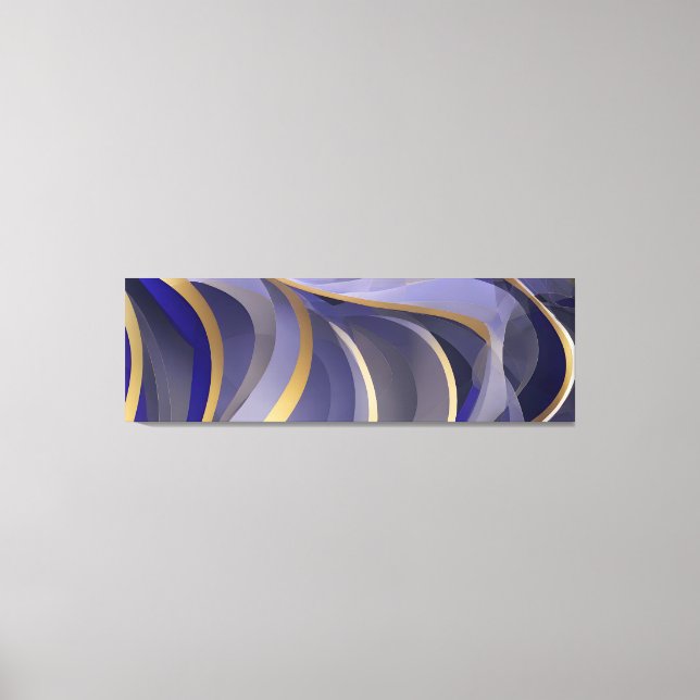 Abstract Seascape Fractured Waves 07 Canvas Print (Front)