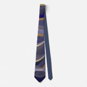 Abstract Seascape Fractured Waves 07 Neck Tie