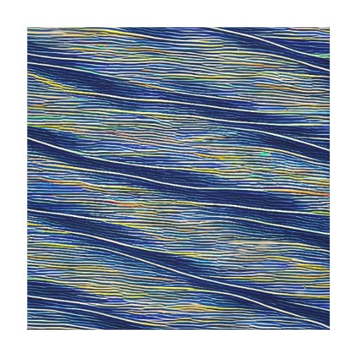 Abstract Seascape Fractured Waves 08 Canvas Print