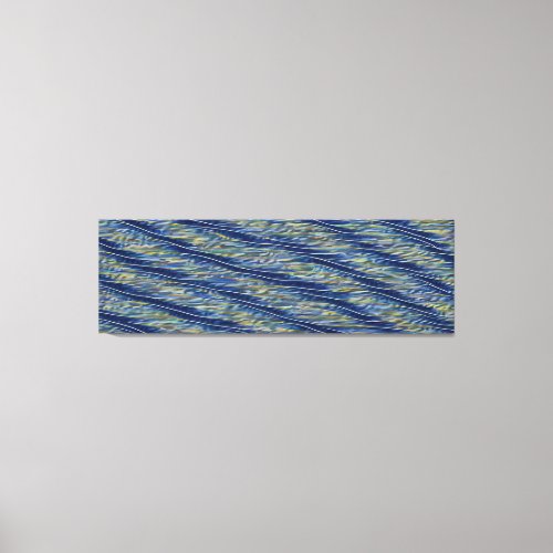 Abstract Seascape Fractured Waves 08 Canvas Print