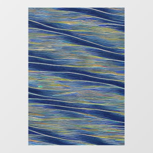 Abstract Seascape Fractured Waves 08 Floor Decals