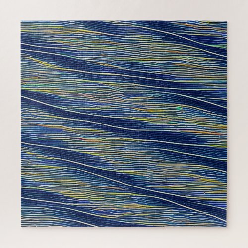 Abstract Seascape Fractured Waves 08 Jigsaw Puzzle