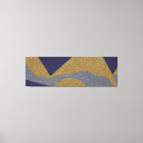 Abstract Seascape Fractured Waves 10 Canvas Print