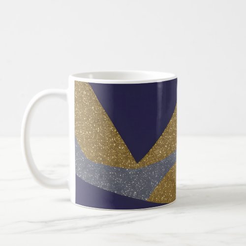 Abstract Seascape Fractured Waves 10 Coffee Mug