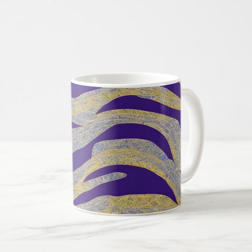 Abstract Seascape Fractured Waves 13 Coffee Mug
