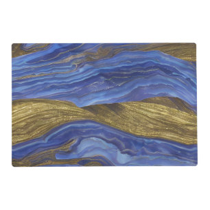 Abstract Seascape Fractured Waves 14 Placemat