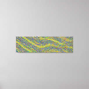 Abstract Seascape Fractured Waves 16 Canvas Print