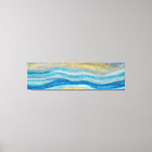Abstract Seascape Fractured Waves 22 Sandy Bottom Canvas Print
