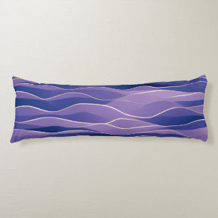 Abstract Seascape Fractured Waves 26 Body Pillow