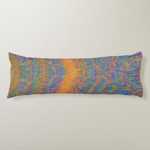 Abstract Seascape Fractured Waves 27 Body Pillow