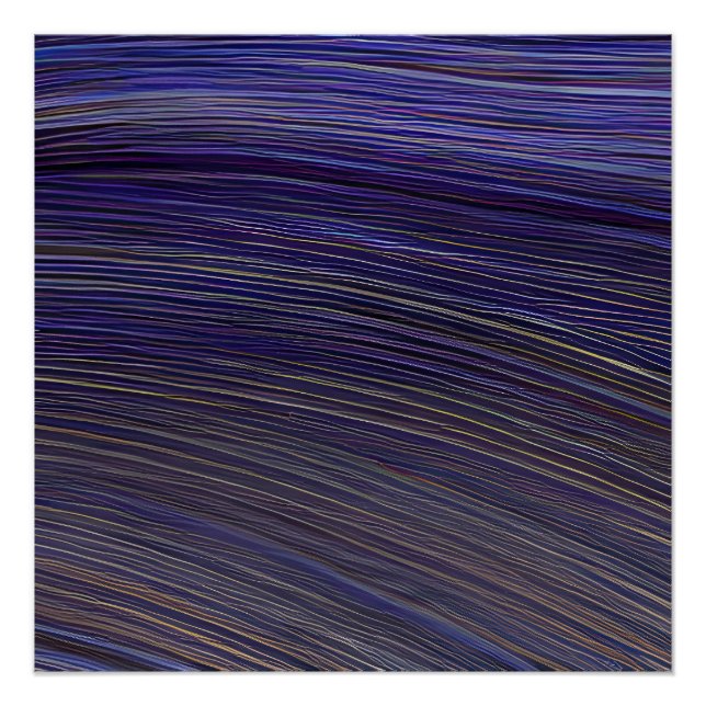 Abstract Seascape Fractured Waves 31 Poster (Front)