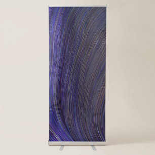 Abstract Seascape Fractured Waves 31 Retractable Banner