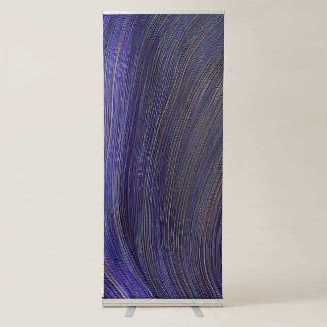 Abstract Seascape Fractured Waves 31 Retractable Banner (Front)