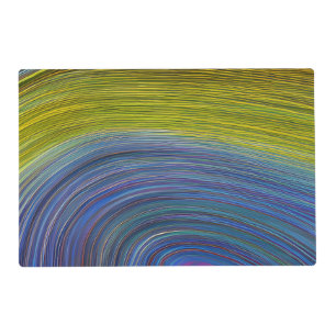 Abstract Seascape Fractured Waves 34 Placemat