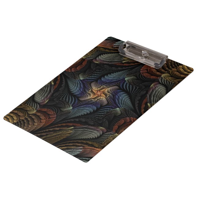 Abstract Seashells Clipboard (Angled)