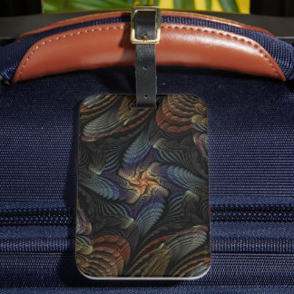 Abstract Seashells Luggage Tag
