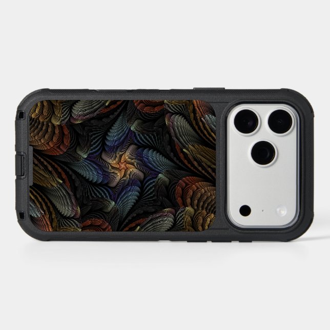 Abstract Seashells Otterbox iPhone Case (Back Horizontal)