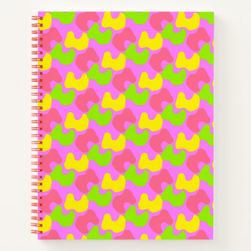 Abstract Shape Pink  Notebook