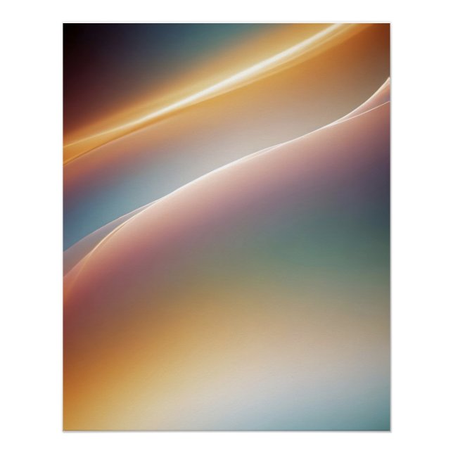 Abstract Shape Poster Background Wallpaper Art  (Front)