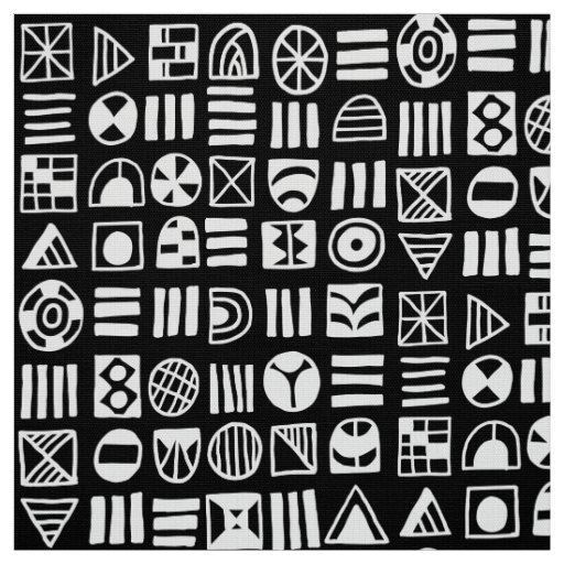 Abstract Shapes 060617 Pattern Fabric