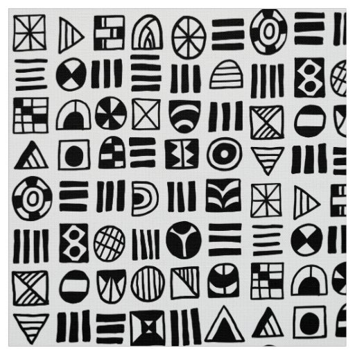 Abstract Shapes 060617 Pattern Fabric