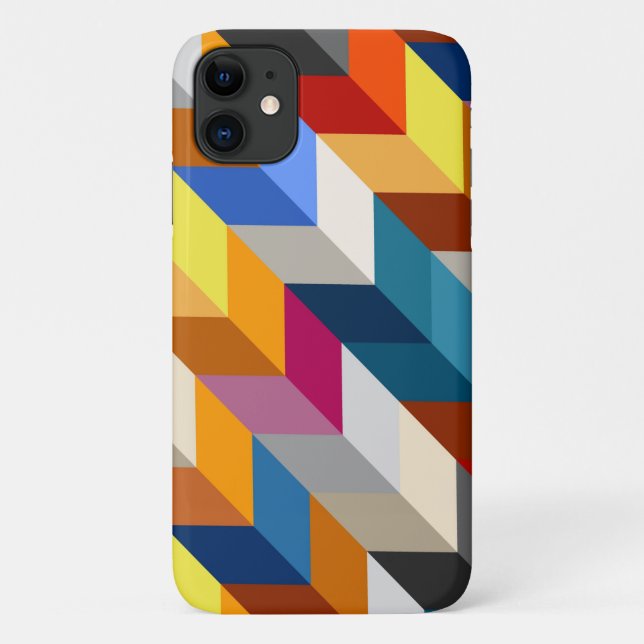 Abstract Shapes and Colors Case-Mate iPhone Case (Back)