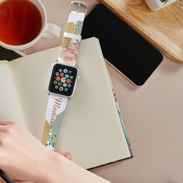 Abstract Shapes and Dashes | You Can Personalized Apple Watch Band (Creator Uploaded)
