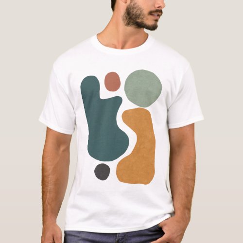 Abstract Shapes art T_Shirt