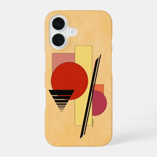 Abstract Shapes Iphone Case (Back)