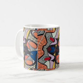 Abstract Shapes, Matisse Style, add text, Coffee Mug